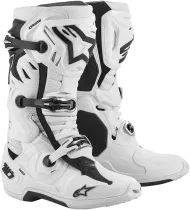 ALPINESTARS TECH 10 SUPERVENTED ΛΕΥΚΕΣ μπότες μοτοκρός