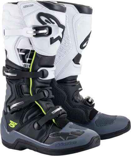 ALPINESTARS TECH 5 BK/GY/WT motocross boots