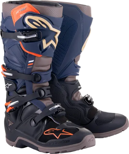 Ghete de motocross ALPINESTARS Tech 7 Enduro Drystar® NAVY/GY