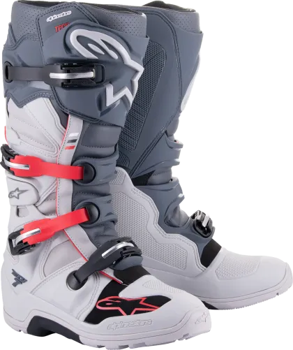 Мотокрос ботуши ALPINESTARS Tech 7 Enduro GRAY/RD