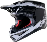 ALPINESTARS SM10 AMP BLK/WT motocross helmet