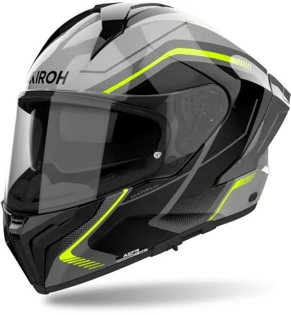 Шосейна каска AIROH MATRYX WIDE YELLOW