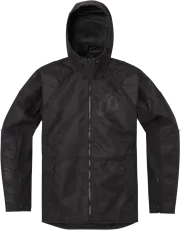 Textile motorcycle jacket ICON AIRFORM BLACK
