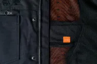 Υφασμάτινο μπουφάν μοτοσικλέτας ICON Upstate Canvas National BLACK