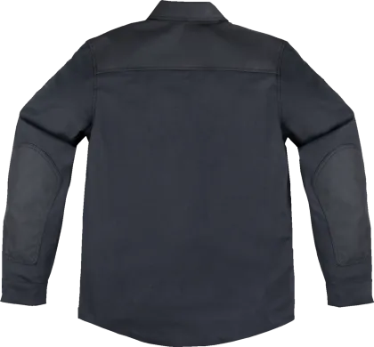 Textile motorcycle jacket ICON Upstate Canvas National BLACK