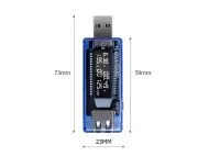 USB voltmeter - ammeter and voltage tester