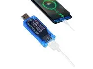 USB voltmeter - ammeter and voltage tester