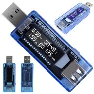USB voltmeter - ammeter and voltage tester