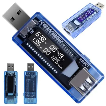 USB voltmeter - ammeter and voltage tester