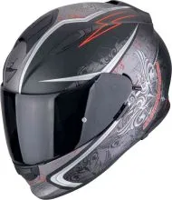 Каска Scorpions Exo 491 Run Black Matt/Red