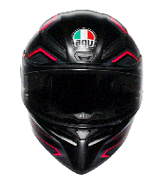 Κράνος AGV K1 S SLING ΜΑΤ ΜΑΥΡΟ/ΡΟΖ