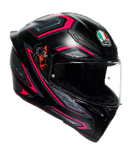 Κράνος AGV K1 S SLING ΜΑΤ ΜΑΥΡΟ/ΡΟΖ