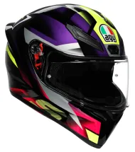 HELMET HELMET K1 S E2206 - FASTLAP BLACK/PURPLE/PINK
