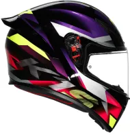 HELMET HELMET K1 S E2206 - FASTLAP BLACK/PURPLE/PINK
