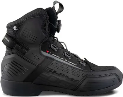 Γυναικείες μπότες μοτοσικλέτας SHIMA EDGE VENT BLACK