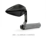 Motorcycle mirrors BARRACUDA X-VERSION RETROBAR END BLACK (PAIR)