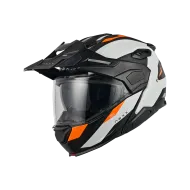 Adventure helmet NEXX X.LIFECOUNTRY TERRA WHITE/ORANGE