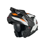 Adventure helmet NEXX X.LIFECOUNTRY TERRA WHITE/ORANGE