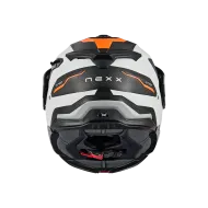 Adventure helmet NEXX X.LIFECOUNTRY TERRA WHITE/ORANGE
