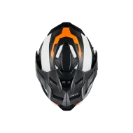 Adventure helmet NEXX X.LIFECOUNTRY TERRA WHITE/ORANGE