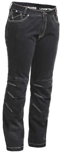 Women's motorcycle jeans Lindstrands Wrap Black