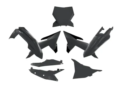 Πλαστικό κιτ RACETECH (Μαύρο) KTM SX/SX-F 25-26