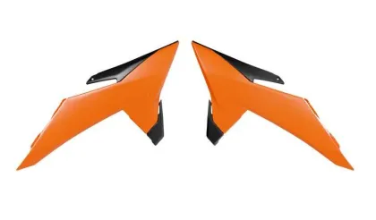 Пластмасови капаци за радиатор RACETECH Radiator Covers (Orange) KTM 25-26