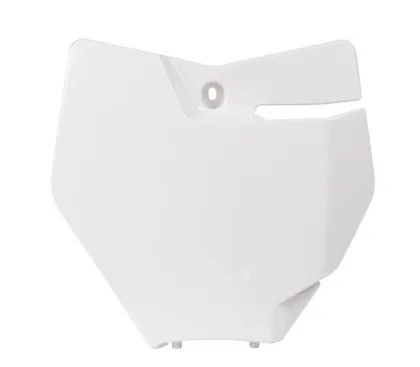 RACETECH Front Number Plate White KTM SX/SX-F 16-18