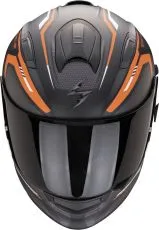 Каска Scorpions Exo 491 Kripta Black  Matt /Orange/White