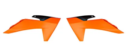 Пластмасови капаци за радиатор RACETECH Radiator Covers KTM SX 50 24-25 (Orange)