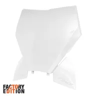 RACETECH Front Number Plate KTM 23-25 (White)