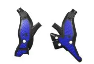 RACETECH T7 Revolution Yamaha Black/Blue Frame Protector