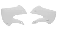 Plastic radiator covers RACETECH Radiator Scoops KLX 110 02-09 (White)
