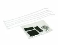 Протектор за рама RACETECH Bi-material Frame Guard White/Black GASGAS 21-24 / Husq 16-22