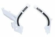 Протектор за рама RACETECH Bi-material Frame Guard White/Black GASGAS 21-24 / Husq 16-22