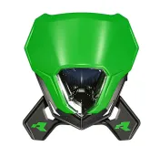 Фар RACETECH V-FACE 2.0 LED Headlight (Black/Green)