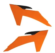 Plastic radiator covers RACETECH Radiator Scoops KTM 23-24 (Orange)