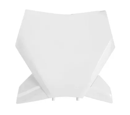 RACETECH Front Number Plate KTM 23-24 (White)