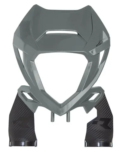 RACETECH Enduro Headlight Mask - Beta RR 20-23 (Grey)