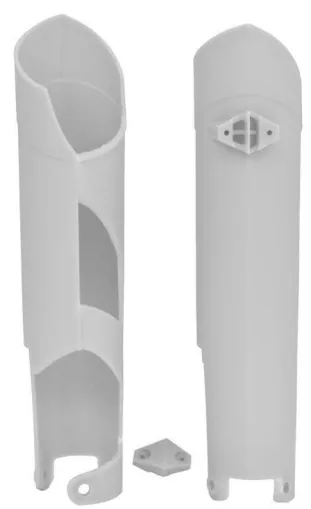 RACETECH Fork Guards - (Λευκό) GASGAS/HUSQ