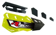Replacement plastics for handlebar protectors RACETECH FLX Handguards Replacement Covers Neon Yellow