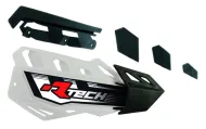 Replacement plastics for handlebar protectors RACETECH FLX Handguards Replacement Covers White