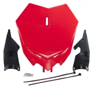 RACETECH Front Number Plate - Beta RX 300 2T 2024 (Red)