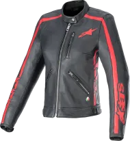 Jachetă de piele pentru femei ALPINESTARS Stella DYNO B/R