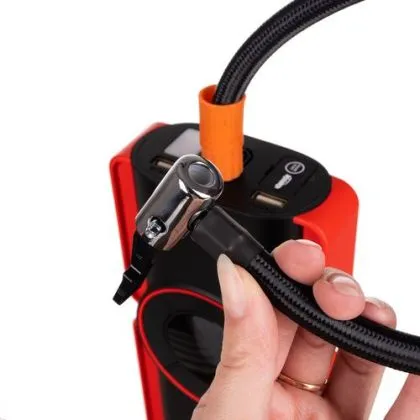 Power Bank with starter function 10000 mAh, 6 in 1, tire pump