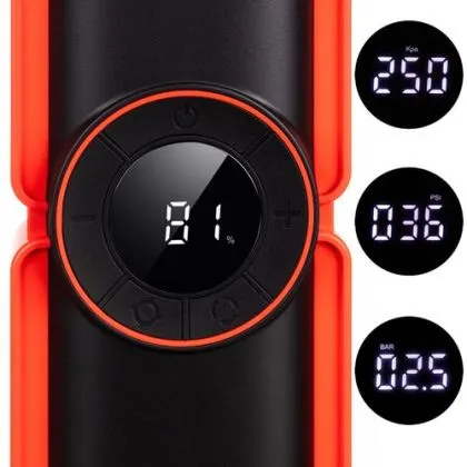 Power Bank with starter function 10000 mAh, 6 in 1, tire pump
