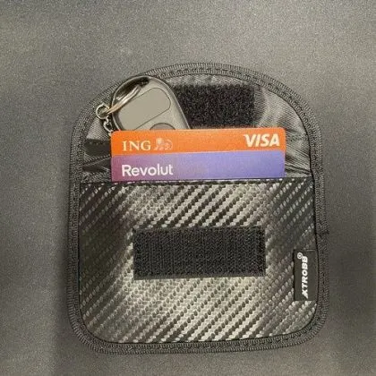 Anti-theft case for keys and cards - set of 2 pcs.
