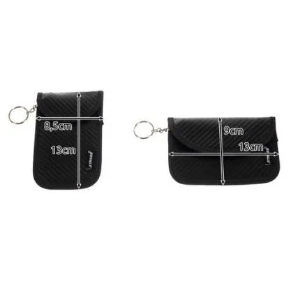 Anti-theft case for keys and cards - set of 2 pcs.