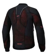 Καλοκαιρινό μπουφάν μοτοσικλέτας ALPINESTARS TROOP-AIR PRO ΜΑΥΡΟ/ΚΟΚΚΙΝΟ