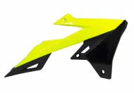 Πλαστικά καλύμματα ψυγείου RACETECH Καλύμματα ψυγείου Neon Yellow/Black Suzuki RM-Z450 18-23